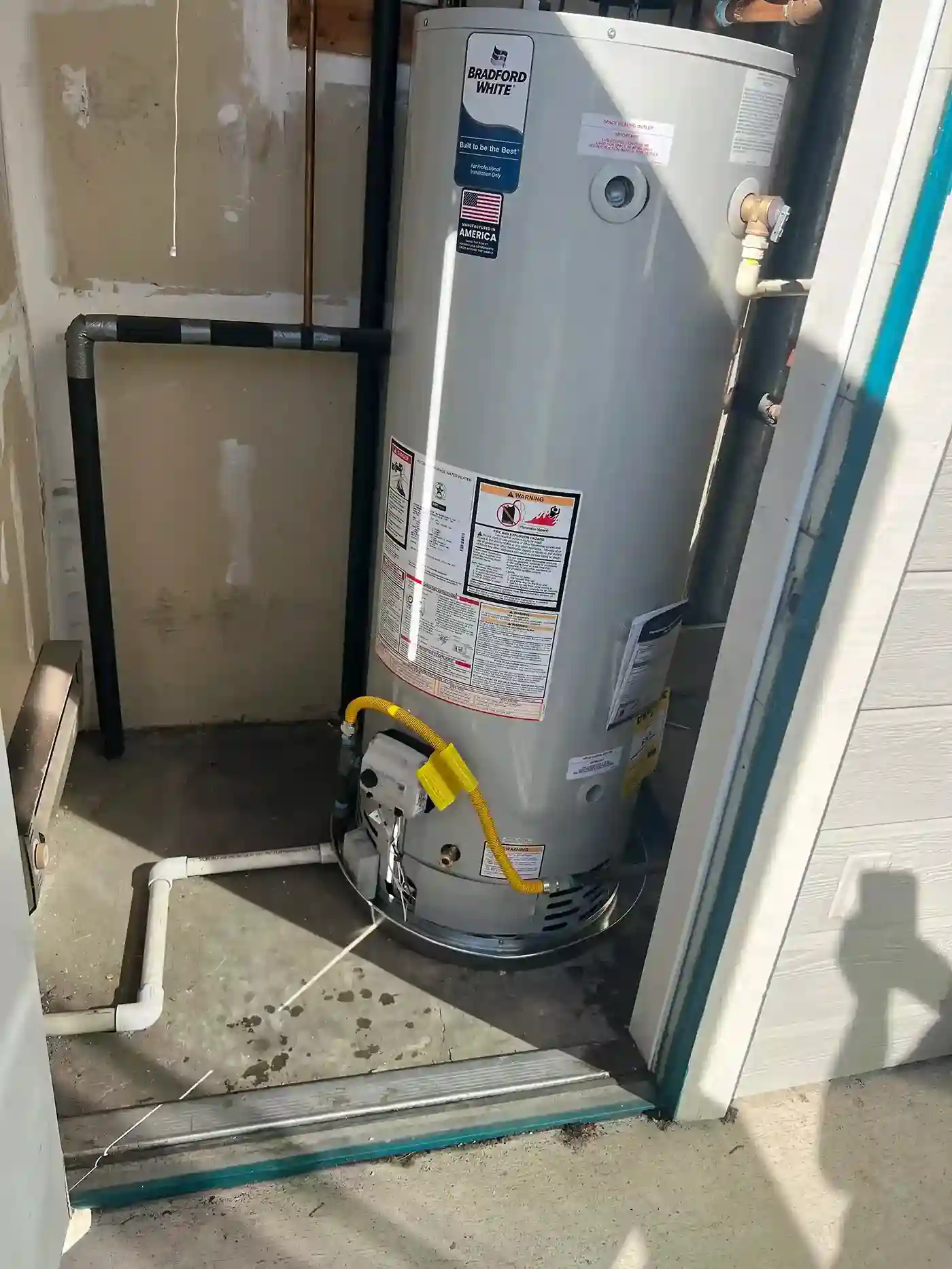 Grig Plumbing water heater installation in an Aurora, CO home