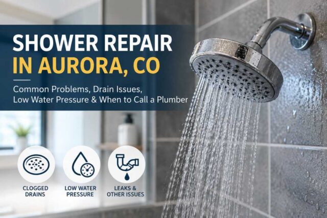 Shower Won’t Drain or Low Pressure? Shower Repair in Aurora, CO